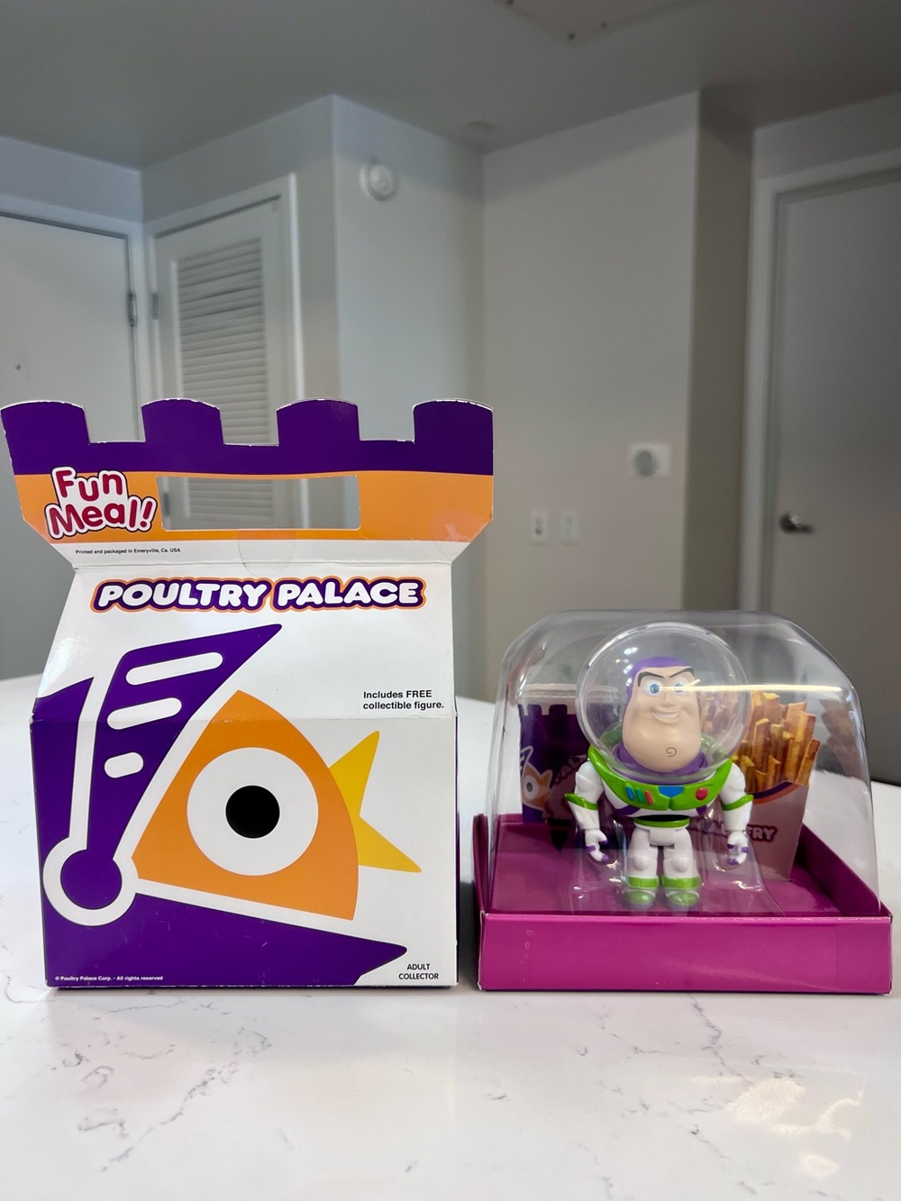 Disney Toy Story Rare Poultry Palace Buzz Lightyear Fun Meal NEW